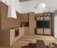 Interior of summer house, living room