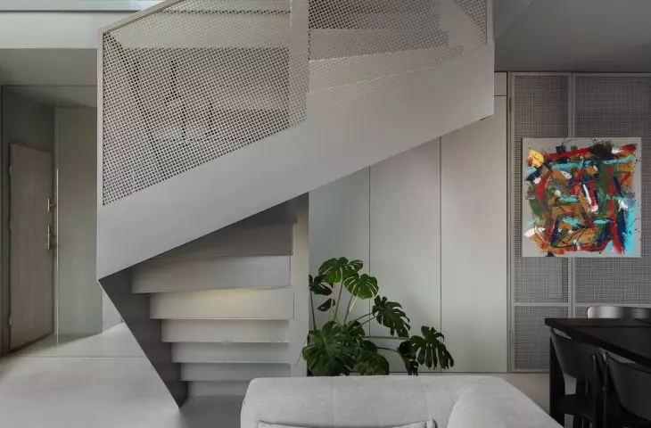 Large open space of the apartment
