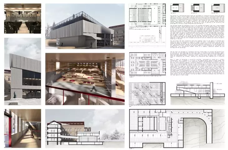 Plansza konkursowa, proj.: Aleksandra Barańska, Kacper Ciszewski