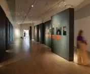 on the ceiling of the Museum of the City of Gdynia was transferred a fragment of the light installation 