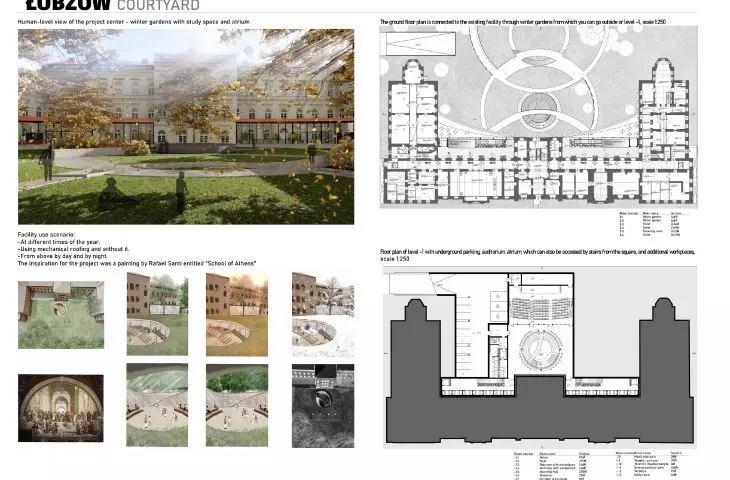 Plansza konkursowa, proj.: Zuzanna Krzywda