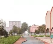 Third Prize; Sensory Impact of the Urban Fabric. Redefinition of the spatial dominant in the urban structure on the example of the project of a multifunctional urban establishment in Warsaw.
