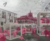 Second Prize; Familok of the 21st century - revitalization of the historic Werdon patronage estate in Ruda Śląska.