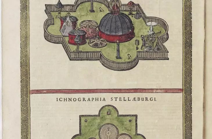  Stjärneborg observatory in Tycho Brahe's publication 