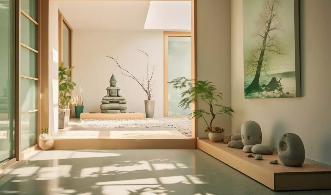 Wnętrze w stylu Zen będzie idealnym miejscem do relaksu