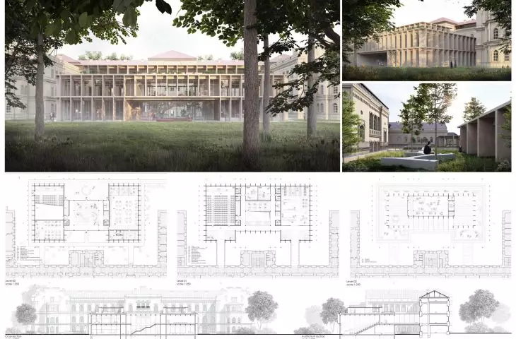 Plansza konkursowa, proj.: Eliza Starula, Jakub Miśniakiewicz, Olga Strejczek, Sara Florek