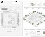 aksonometria i plan zagospodarowania terenu