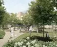 New square on Zgoda Street, visualization