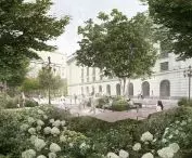Square at the National Philharmonic, visualization