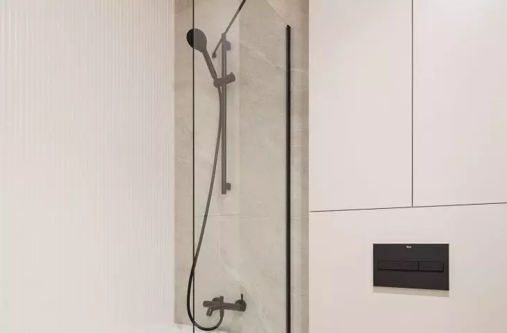 The interior is bright and minimalist
