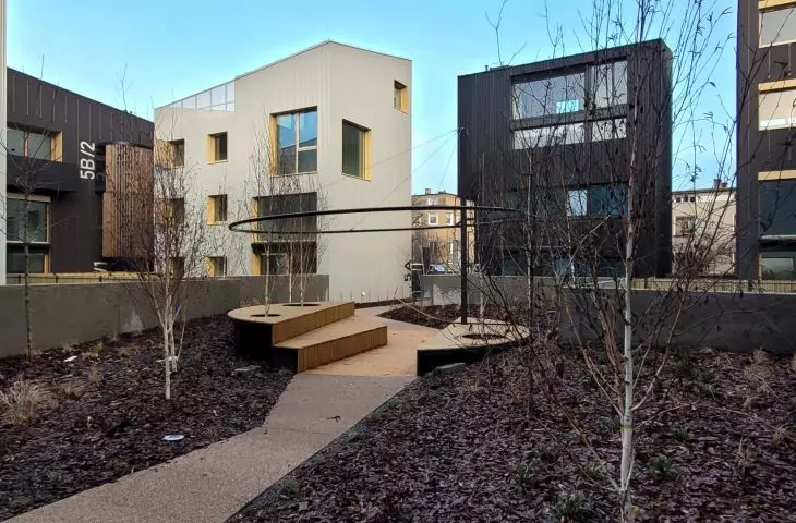 Murawa 2 residential complex in Poznań, designed by Insomia