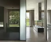 interiors are maintained in various shades of gray