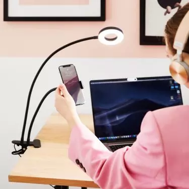 If you create video content, choose a professional light