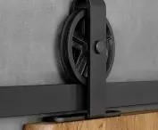 Wheel on a hanger
