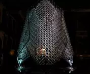 Pavilion reflects the light