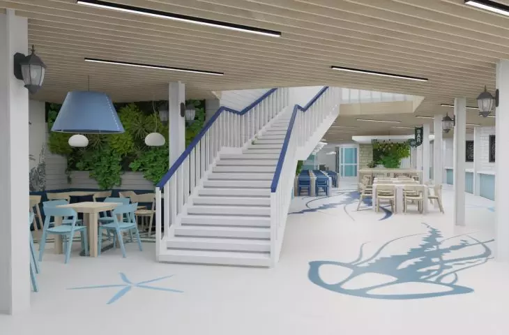 Food hall powstanie na parterze Krzywego Domku