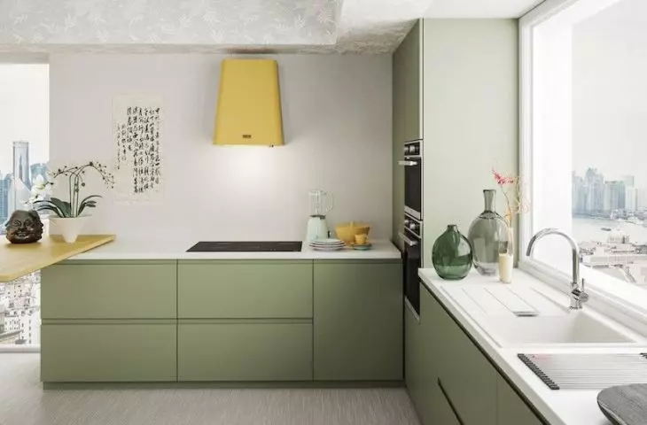 Maris appliance in a colorful kitchen