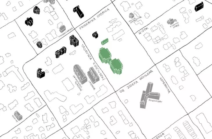 Projekt Re-Sanatorium, mapa