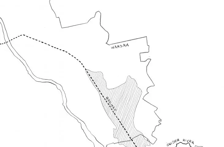 Projekt Re-Sanatorium, mapa granic projektu