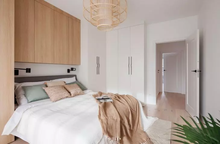 Boho style lamp adds natural charm to the interior