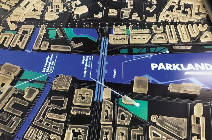 model hybrydowy wykonany dla Urzędu Miasta Helsingborg w Szwecji przez pracownię Horizone Graphics we współpracy z Reaktor 48 i City