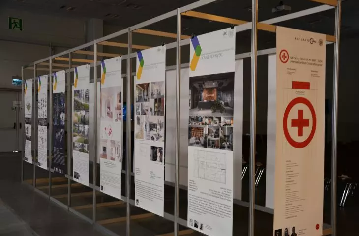 wystawa projektów architektów z Ukrainy i prezentacja projektu Red Cross