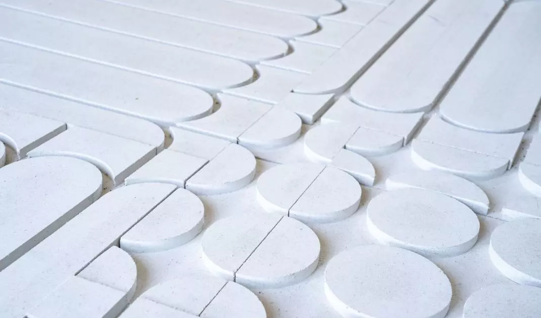 The top side of the board is milled in a special pattern