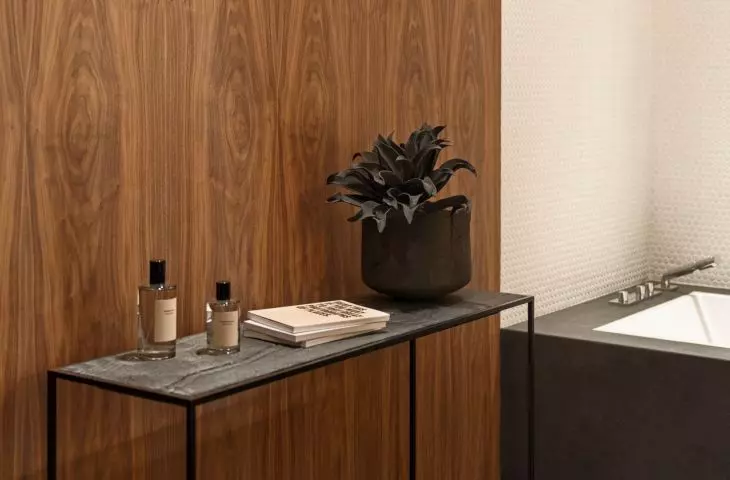 Dark wood adds coziness