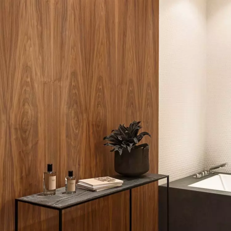 Dark wood adds coziness