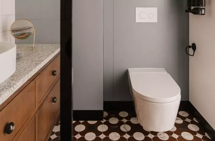 The blue built-ins will hold all the items you need