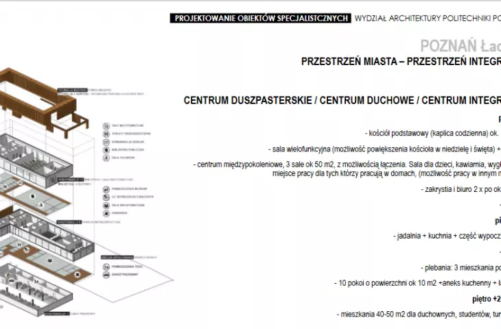 fragment prezentacji podsumowującej prace semestralne studentów WA PP pod kierunkiem dr Tomasza  Jastrząba