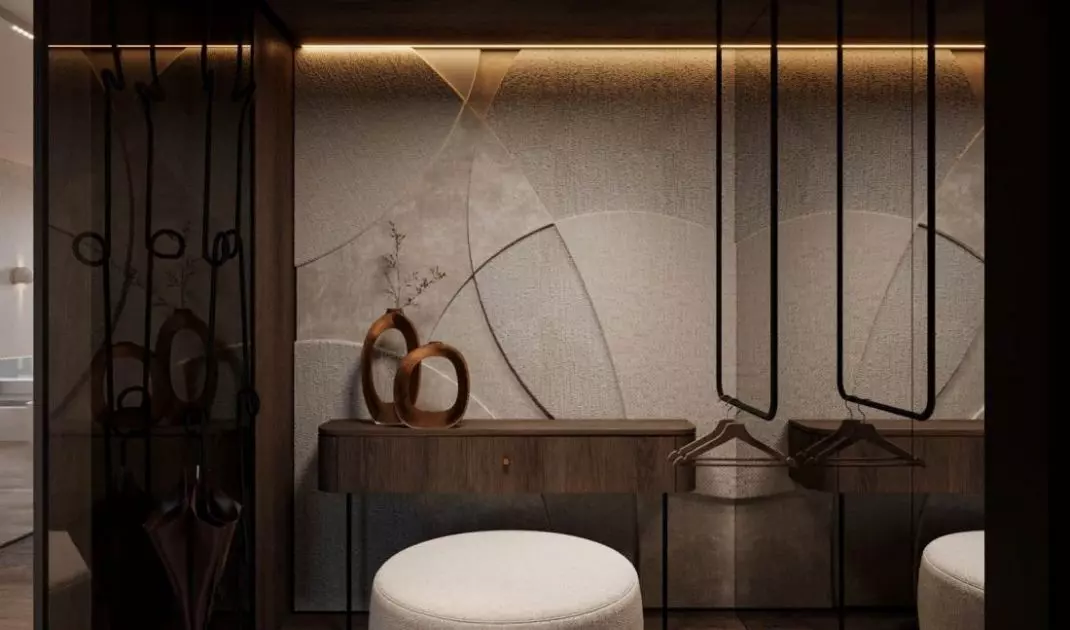 Tworząc wnętrze w stylu Hotel Chic nie zapomnij o eleganckiej aranżacji korytarza