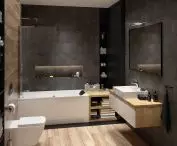 2in1 - rectangular bathtub and bathtub cabin of Free Line series is a combination of two bathing functionalities