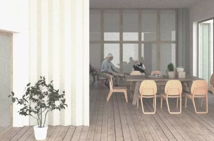 Shared space at the Senior House