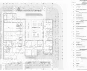 Senior Citizens' Home, first floor plan