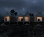Ośrodek nocą
