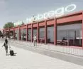 The concept calls for the construction of retail and service pavilions