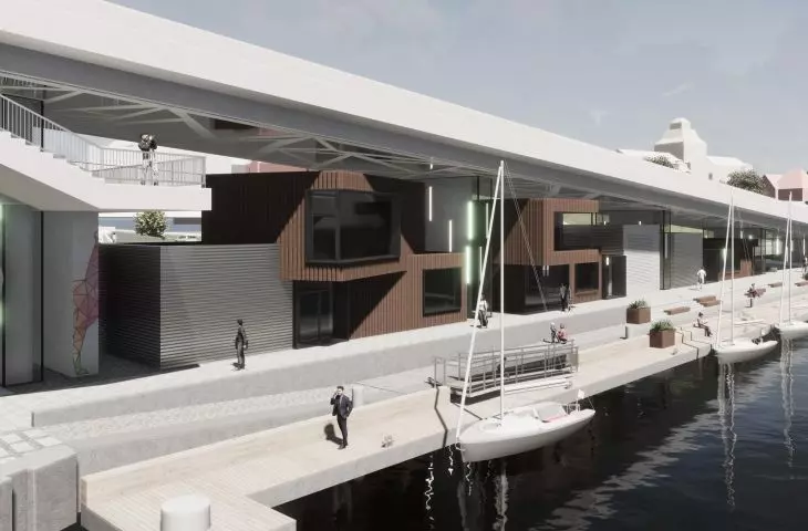 Concept for development of Chrobry Boulevard