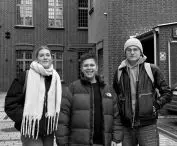 The team, from left: Julia Kubicka, Dominik Bartnik, Bartłomiej Warmiak