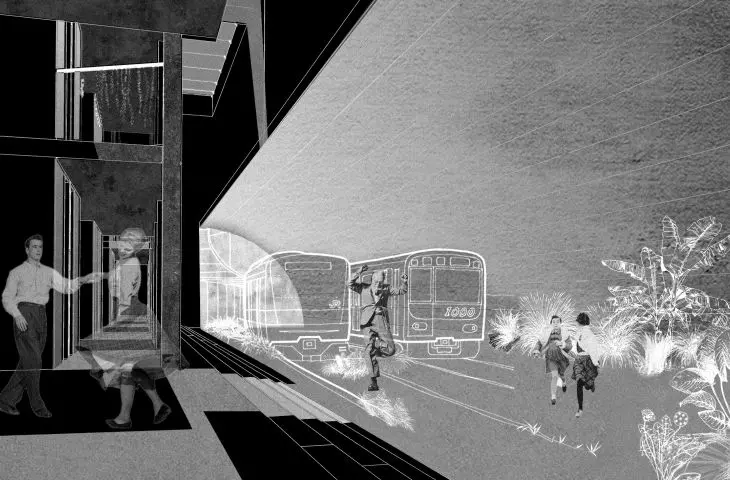 Tubetown project, tunnel interior