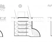 Diagrams, rainwater harvesting, solarization, ventilation