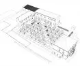 axonometric view of the square