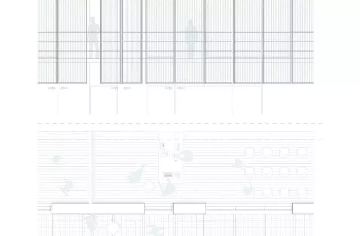 overhanging as an extension of space