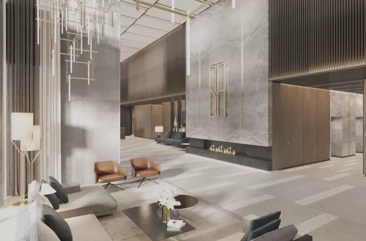 Visualization of the entrance area