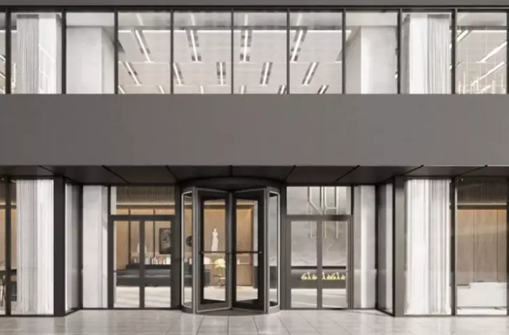 Visualization of the entrance area