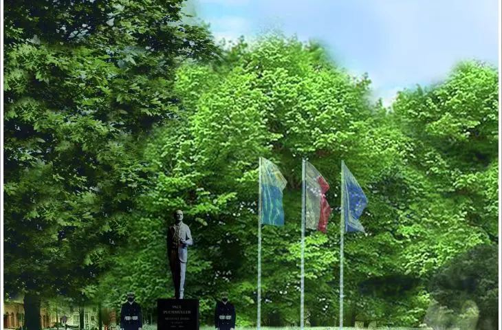 The subject of the competition was not only the design of the monument, which will stand in front of the City Hall in Sopot, but also the concept of developing the surrounding area 
