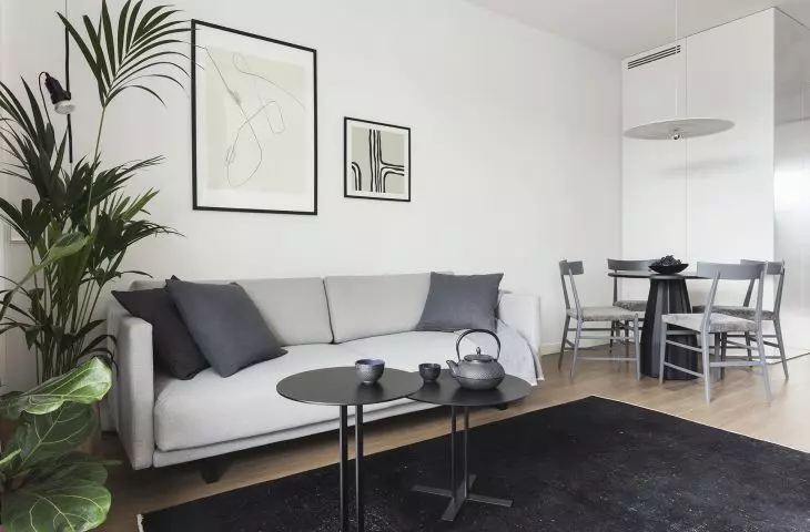 studio apartment in Mokotow