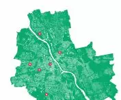 Warsaw apartments, potential project locations