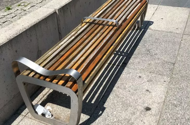 Example of hostile architecture