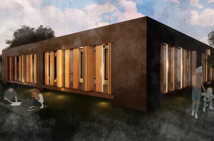 Projekt osiedla mieszkaniowego